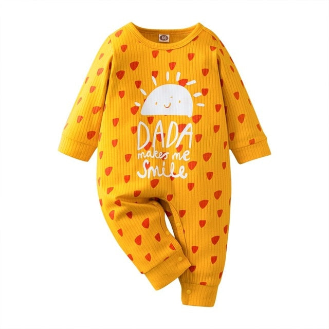 Toddler outfit: a unisex cotton romper bodysuit with a playful cartoon graphic, perfect for gifting.