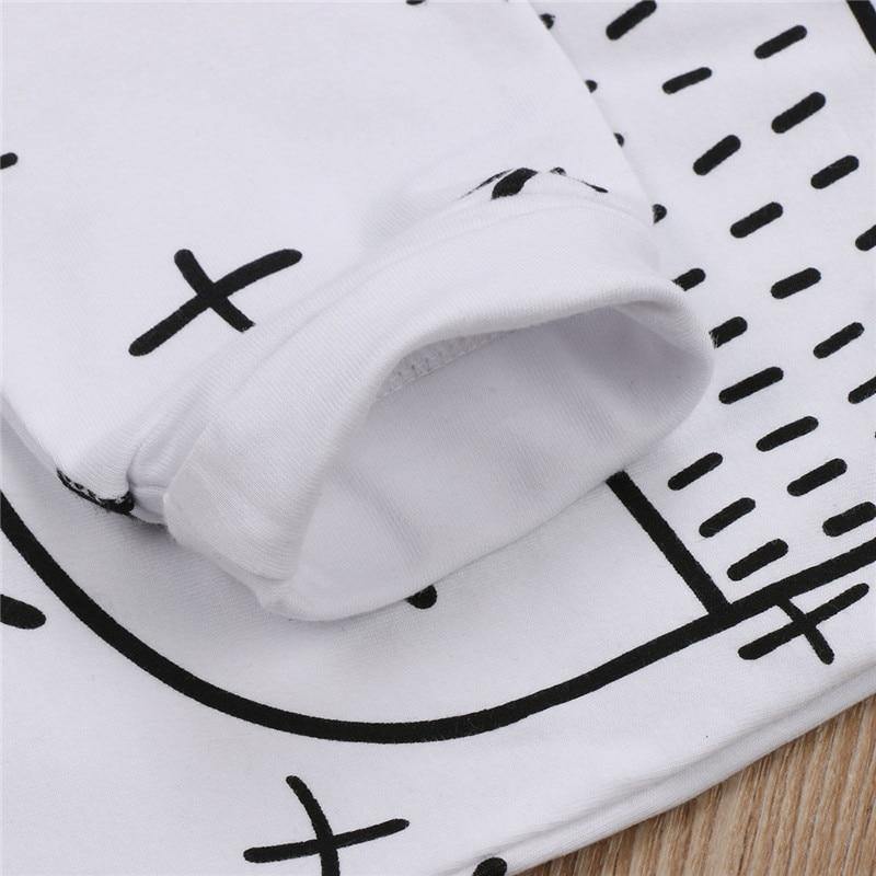 Kids' cute outfit: soft cotton trousers in white with an all-over panda print for babies