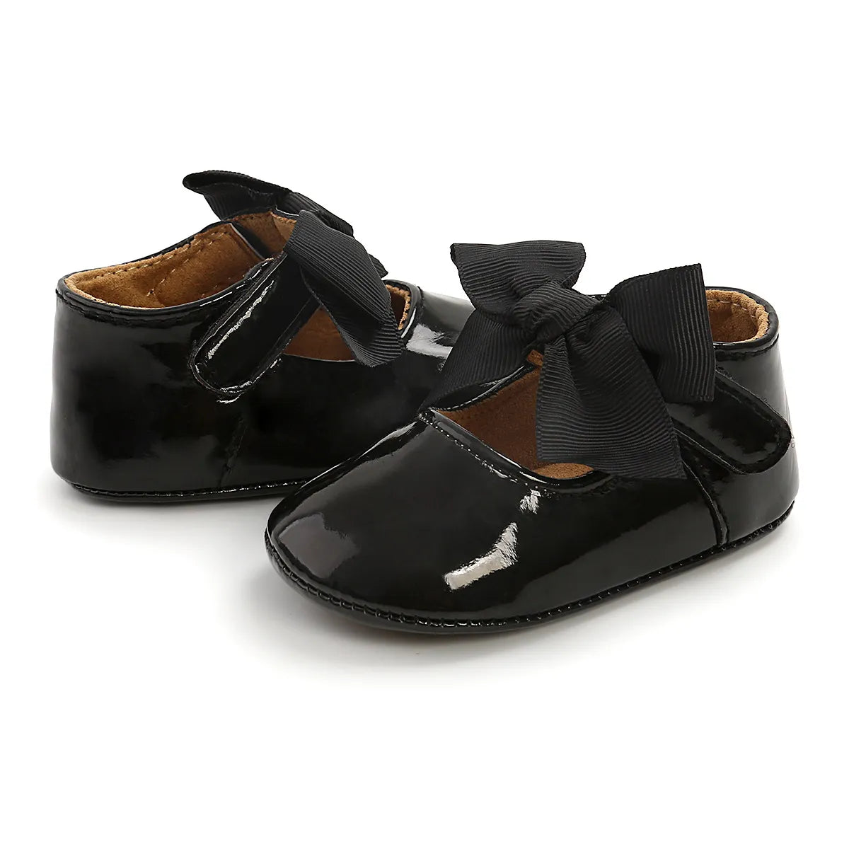 White unisex baby first walker shoes, anti-slip soft sole, PU leather, offering comfort and support for toddlers