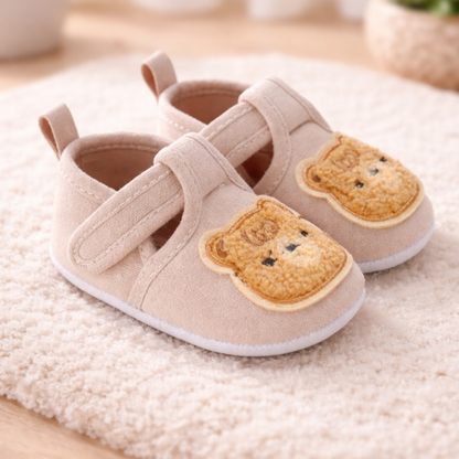Unisex baby first walker shoes, soft cotton sole, anti-slip for infant's first steps