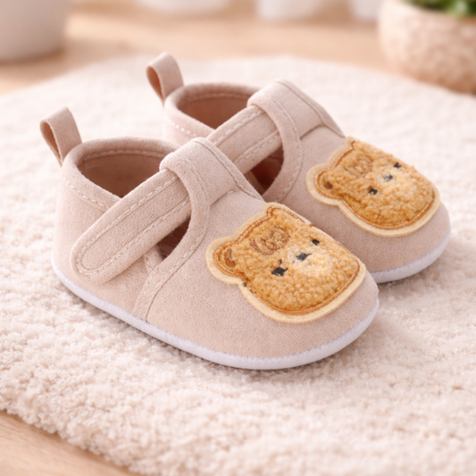 Unisex baby first walker shoes, soft cotton sole, anti-slip for infant's first steps