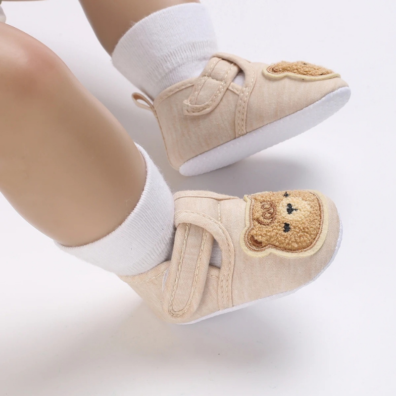 Infant footwear: soft sole baby walker shoes, adjustable for comfortable fit, unisex design