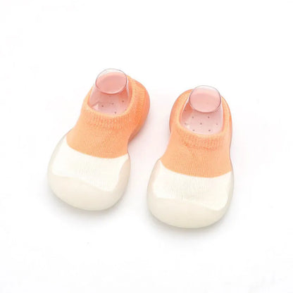 Fashionable knit first walker boots for baby, durable and comfortable