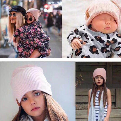 Soft knitted baby hat, unisex toddler headwear, cozy winter crochet beanie for kids