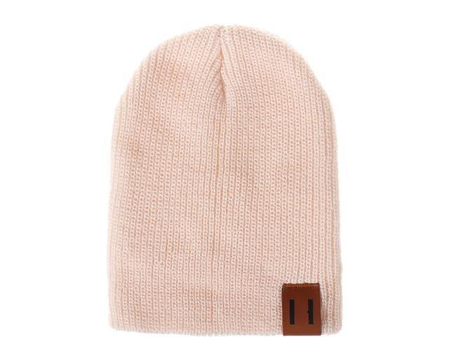 Baby accessories: knitted beanie hat, warm crochet cap for infants, perfect winter gift