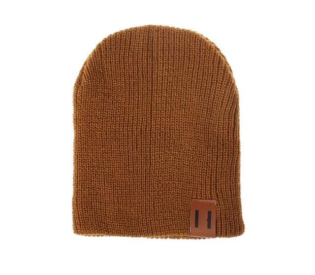 Unisex infant knitted beanie, soft crochet winter hat, ideal headwear for toddlers