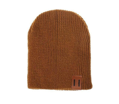 Unisex infant knitted beanie, soft crochet winter hat, ideal headwear for toddlers