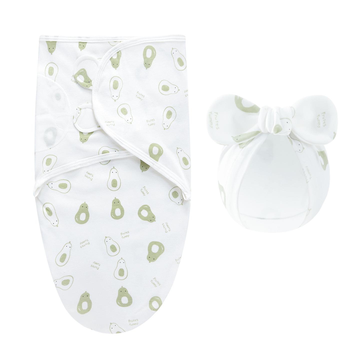 Close-up of the fabric quality of the luxury baby swaddle, soft and breathable
