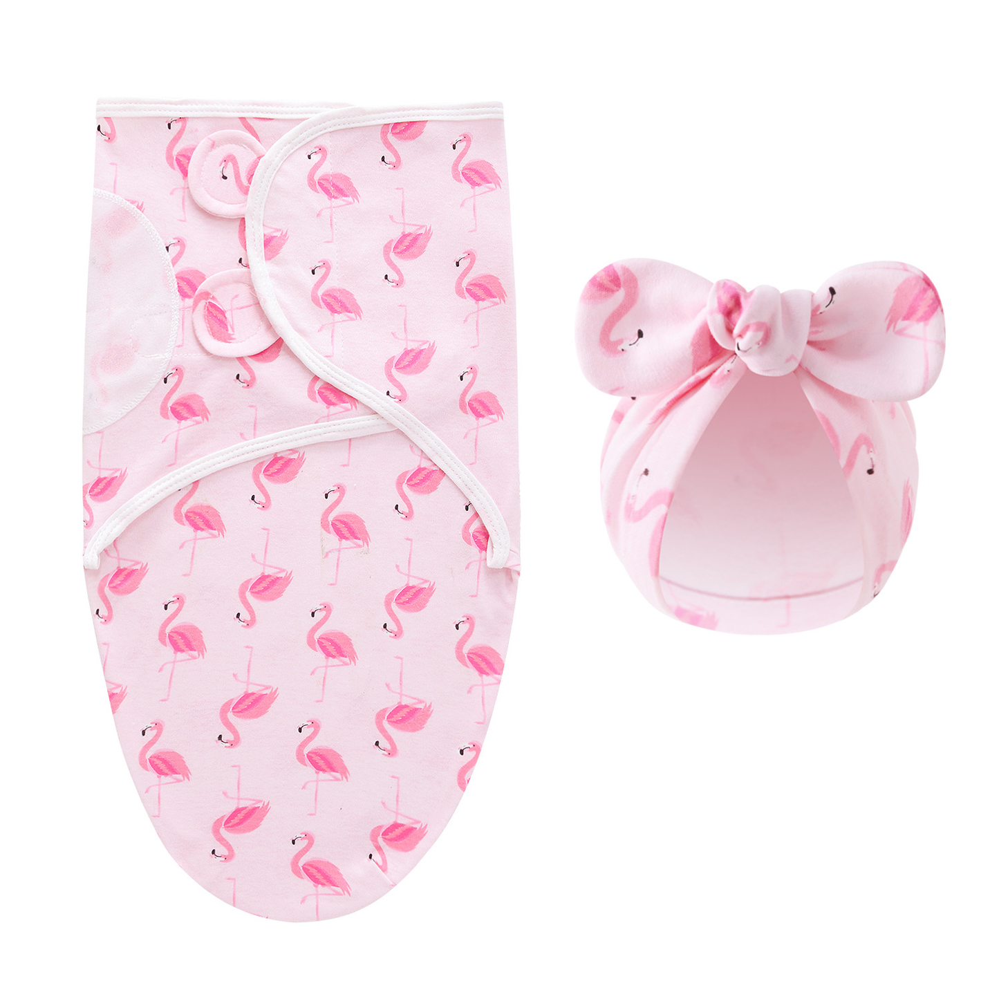 The complete newborn essentials collection: luxury swaddle and matching beanie