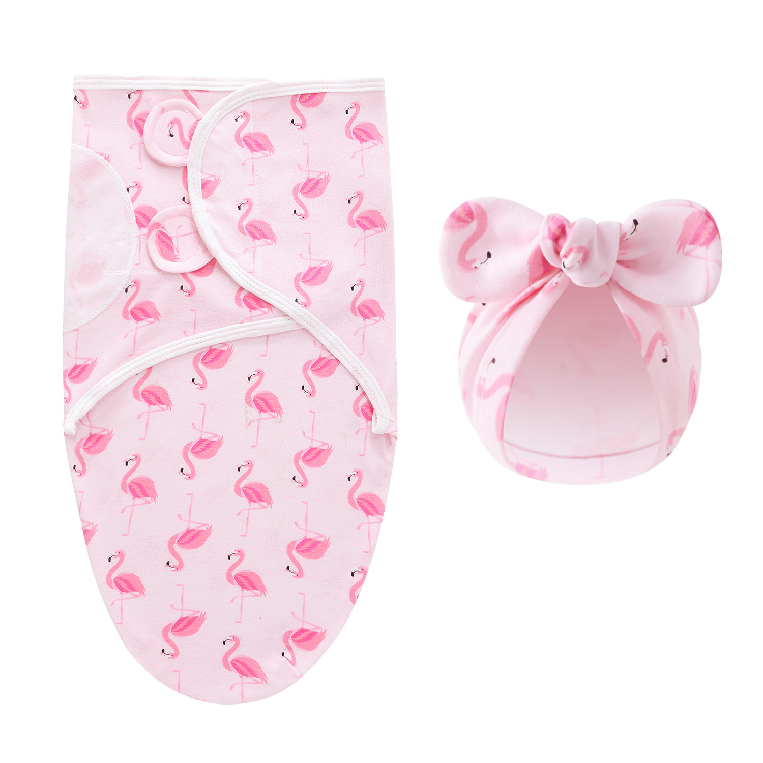The complete newborn essentials collection: luxury swaddle and matching beanie
