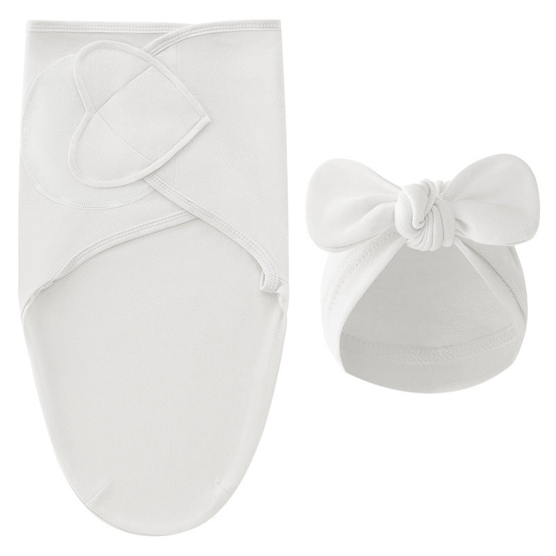 Soft texture of the cotton baby swaddle, promoting secure and comfortable infant sleep