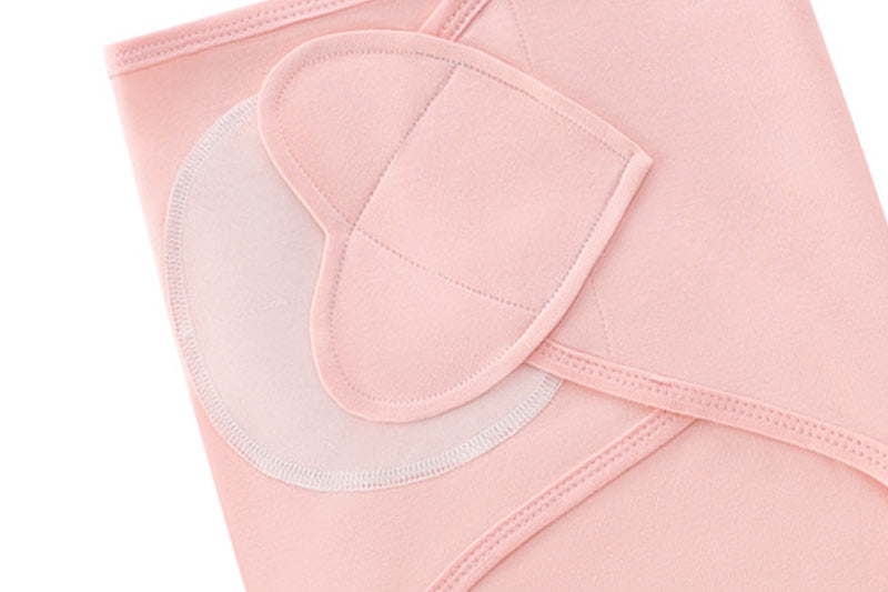 Unisex baby gift set: luxury swaddle blanket and matching hat, 100% cotton