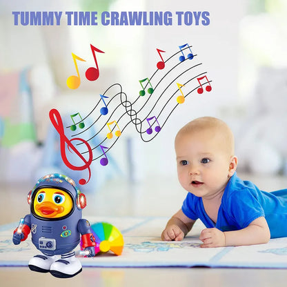Unisex baby toy duck robot, designed for toddlers with musical and dancing features