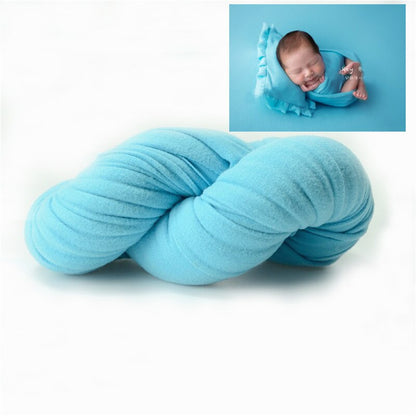 Close-up of a textured baby blanket, perfect newborn swaddle and photo prop accessory