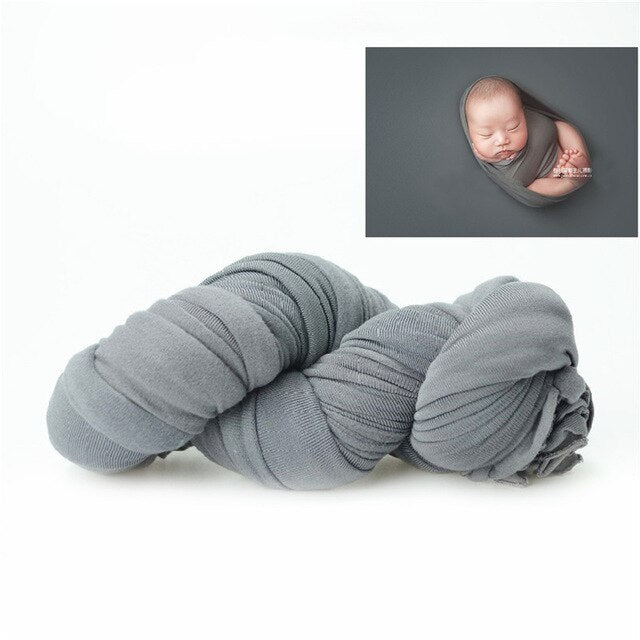 Unisex baby swaddle blanket, soft and breathable for newborn photography sessions