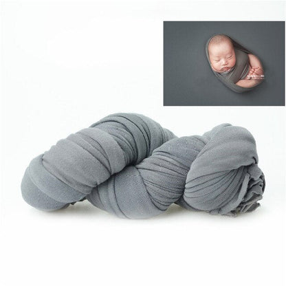 Unisex baby swaddle blanket, soft and breathable for newborn photography sessions
