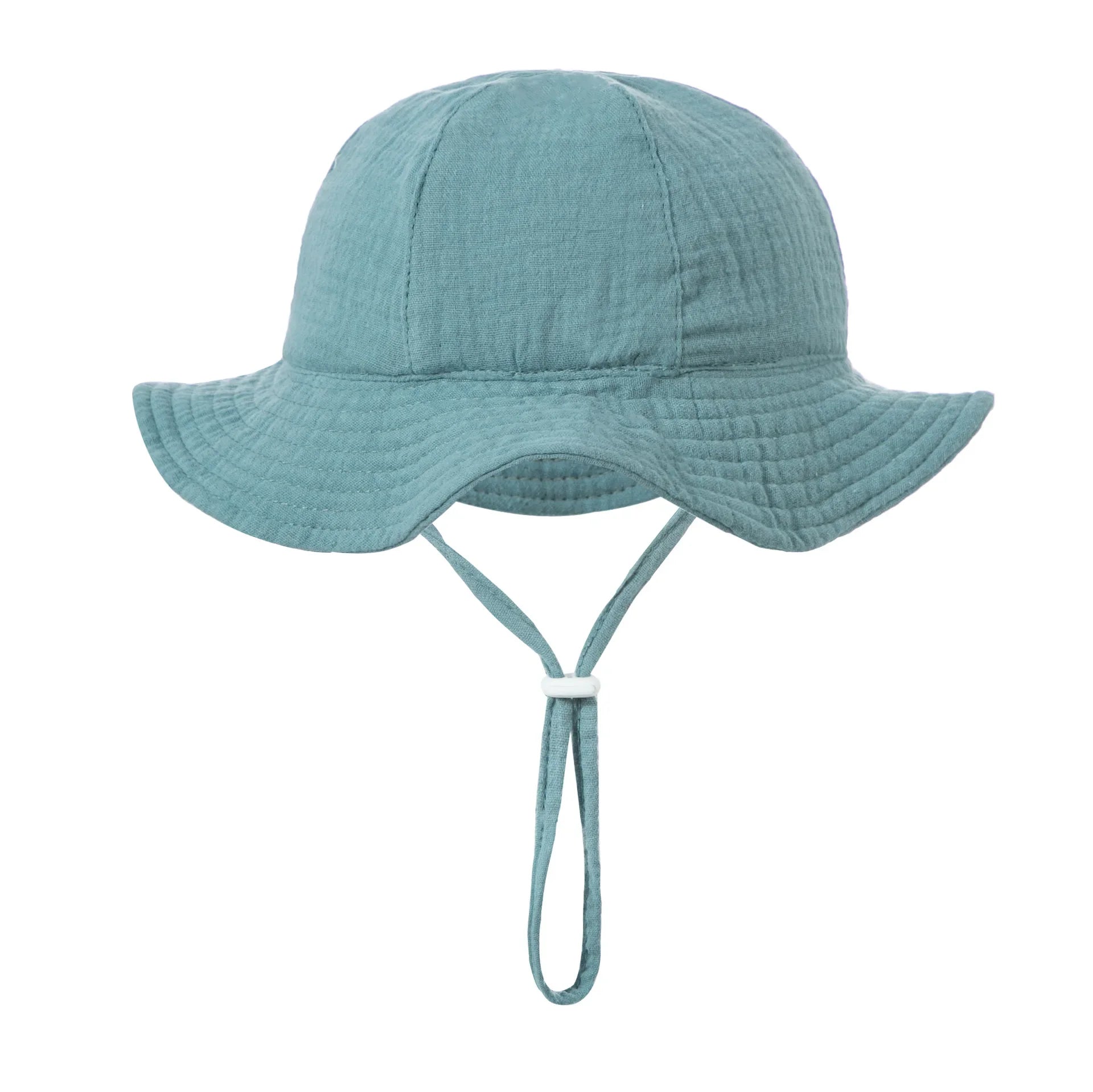 Unisex baby printed bucket hat with a cute bug theme, lightweight cotton, perfect for summer toddlers