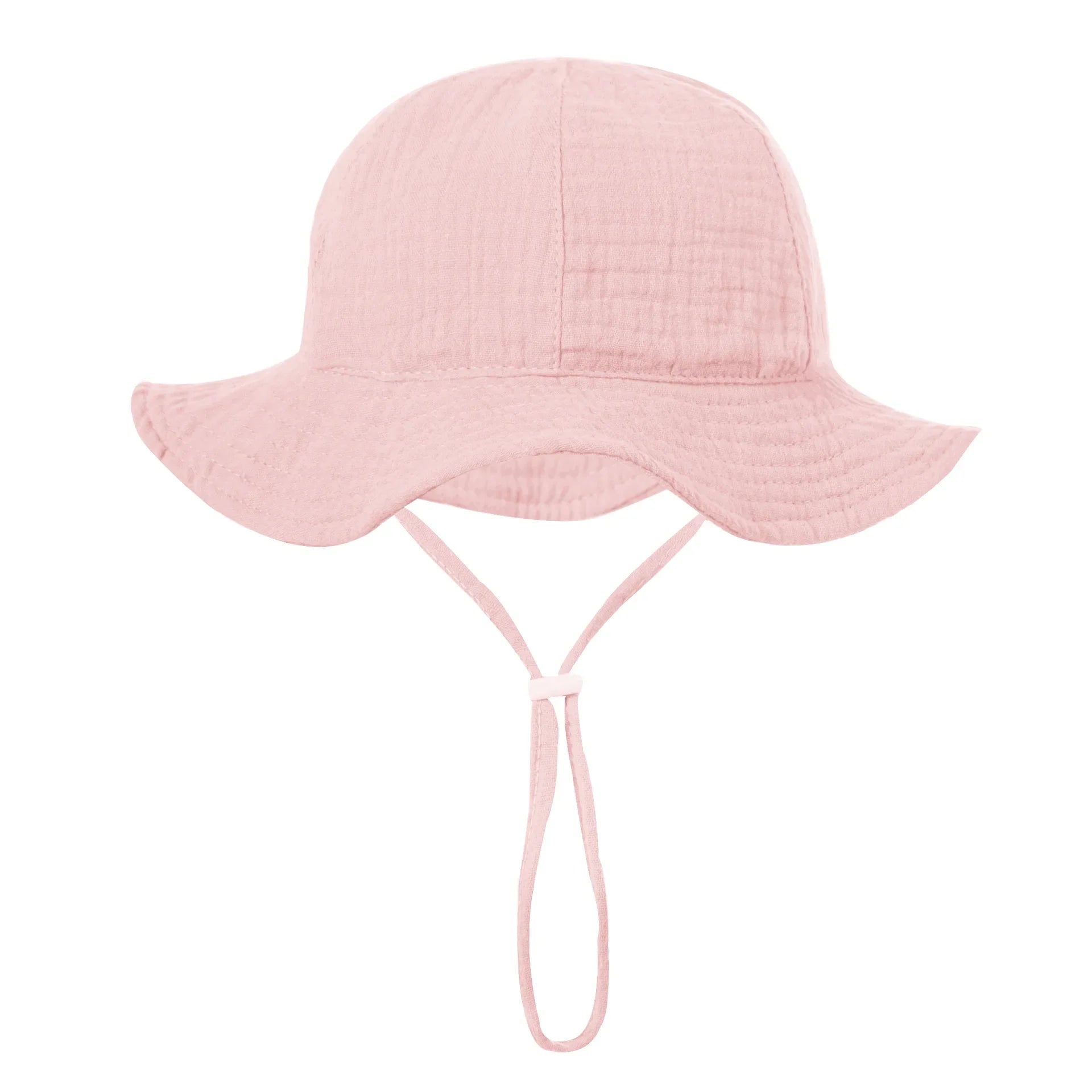 Unisex baby outdoor sun hat, organic cotton bucket style in a nature-inspired print, ages 3-12 months