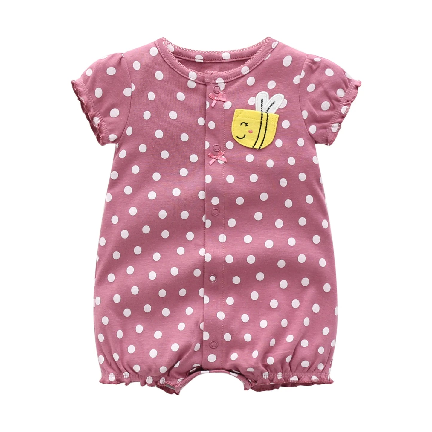 Grey 100% cotton infant jumpsuit, unisex baby romper, soft newborn essential baby gift