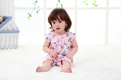 Yellow 100% cotton unisex baby romper, infant jumpsuit, soft and breathable babywear gift