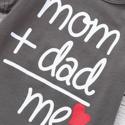 Cute printed unisex baby romper, short sleeve cotton blend, perfect for summer adventures.