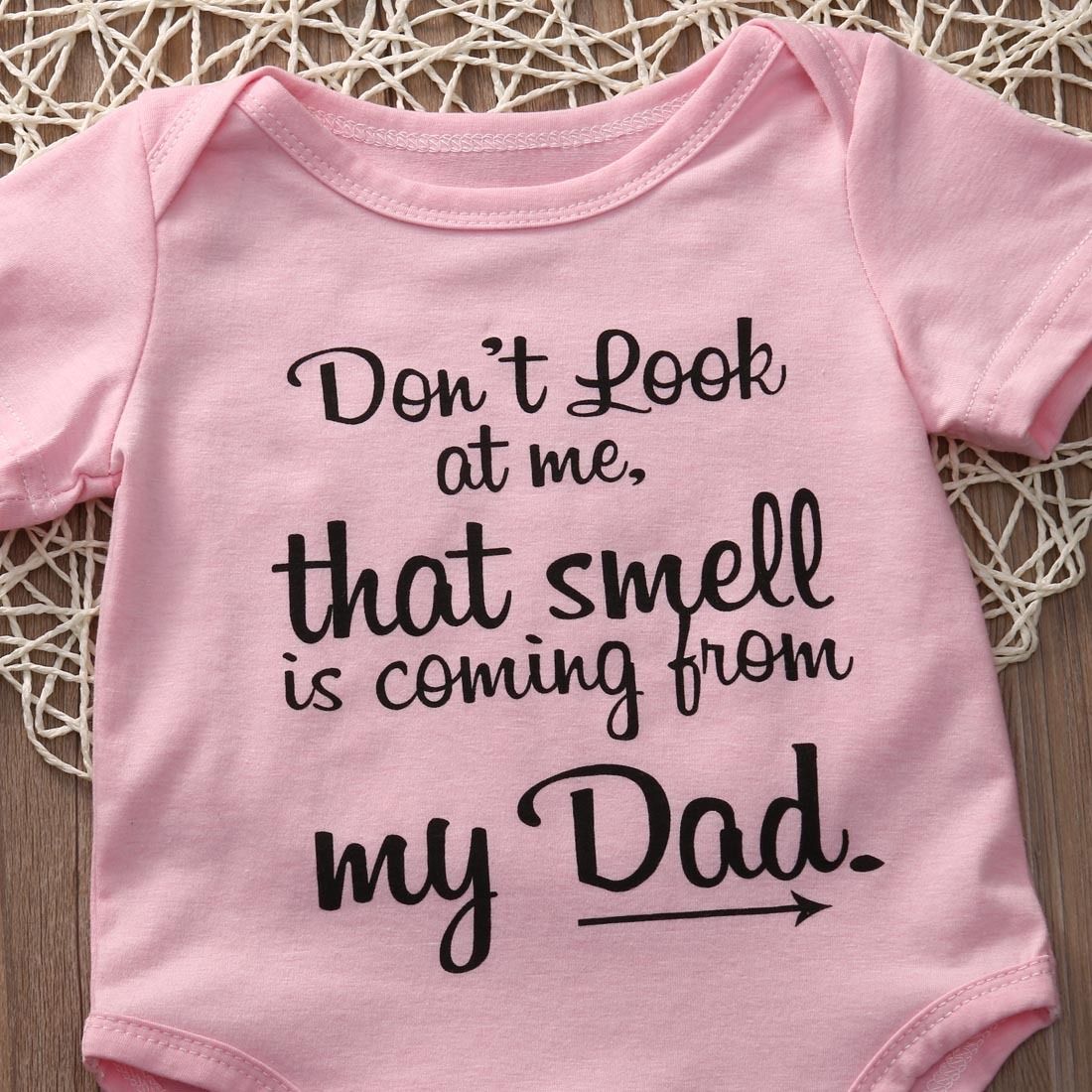 Funny quote baby romper, soft and breathable, great for everyday wear