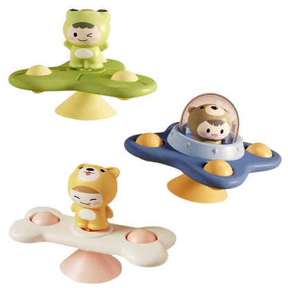 Toddler developmental sensory toy with strong suction cup base