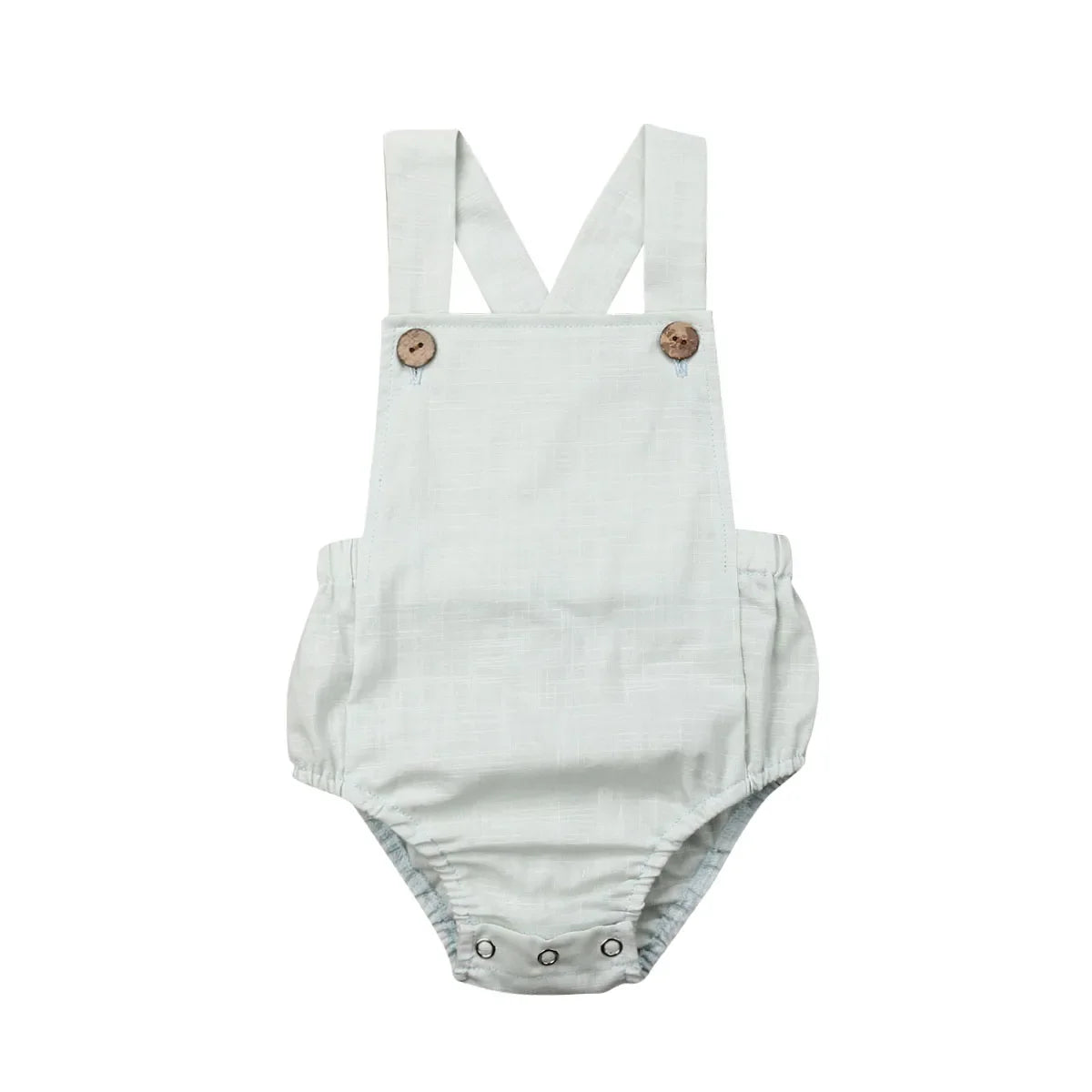 Unisex summer babywear: sleeveless cotton romper, lightweight and breathable