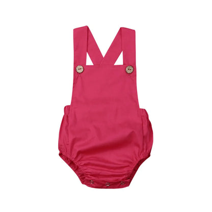Toddler unisex sleeveless romper in a vibrant yellow stripe, perfect for sunny days