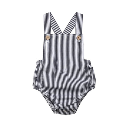 Organic cotton sleeveless romper for baby, designed for ultimate comfort and softness