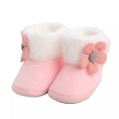 Anti-slip newborn footwear, soft and gentle on baby's sensitive skin.