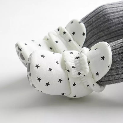 Baby anti-slip shoes for first steps, featuring a simple yet effective design.