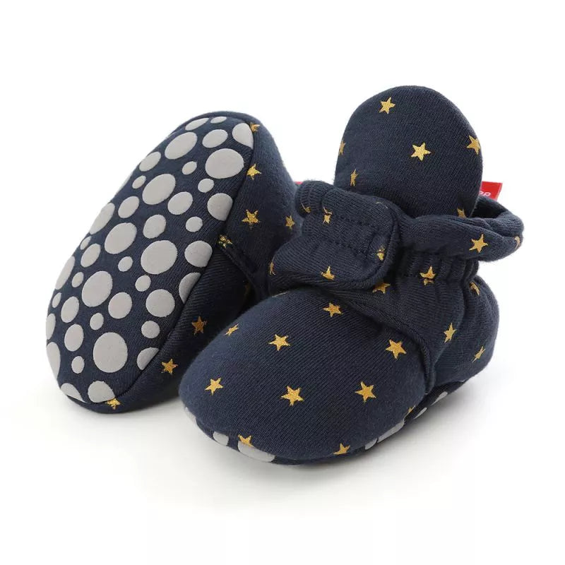 Premium quality soft sole anti-slip baby shoes, built for infant comfort.