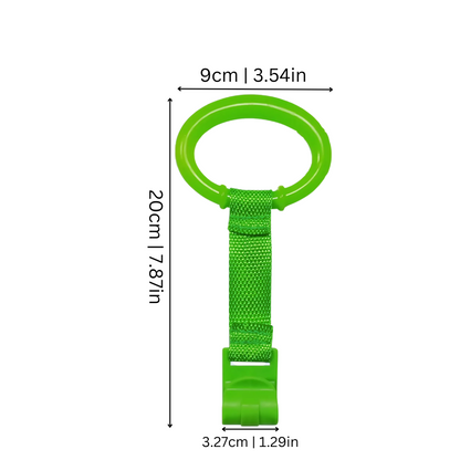 Set of colorful playpen rings, a baby gear accessory for toddlers, encouraging standing, walking, and motor skills.