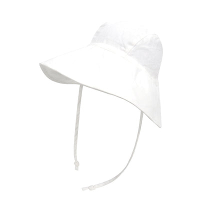 Toddler sun protection hat, wide brim, cotton linen, windproof, unisex baby accessory for beach and outdoor.