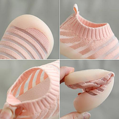 Unisex baby comfort shoes featuring a durable non-slip sole and breathable fabric for active toddlers
