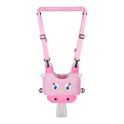 Unisex baby walking harness with an adjustable chest strap and handle, for secure baby gear