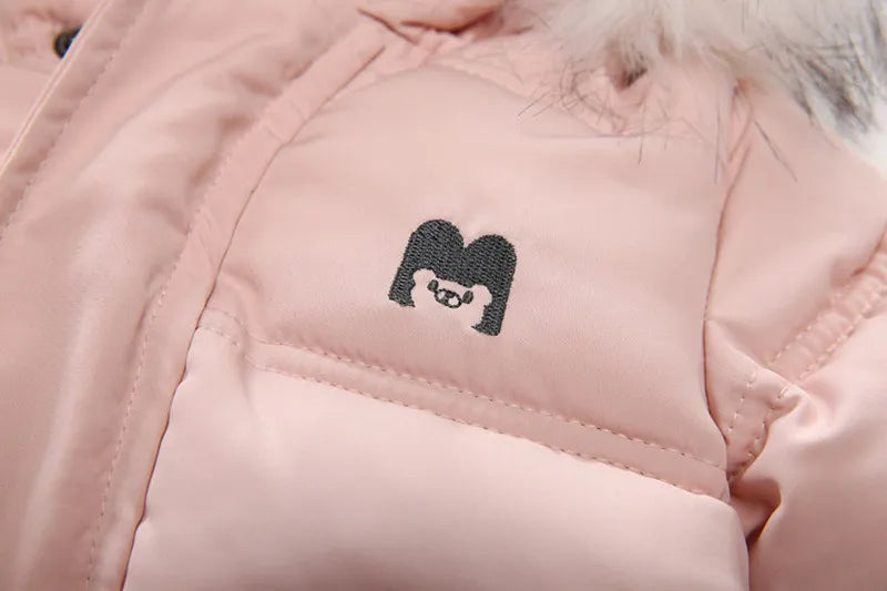 Warm and stylish unisex baby hooded romper, ideal winter fleece outerwear