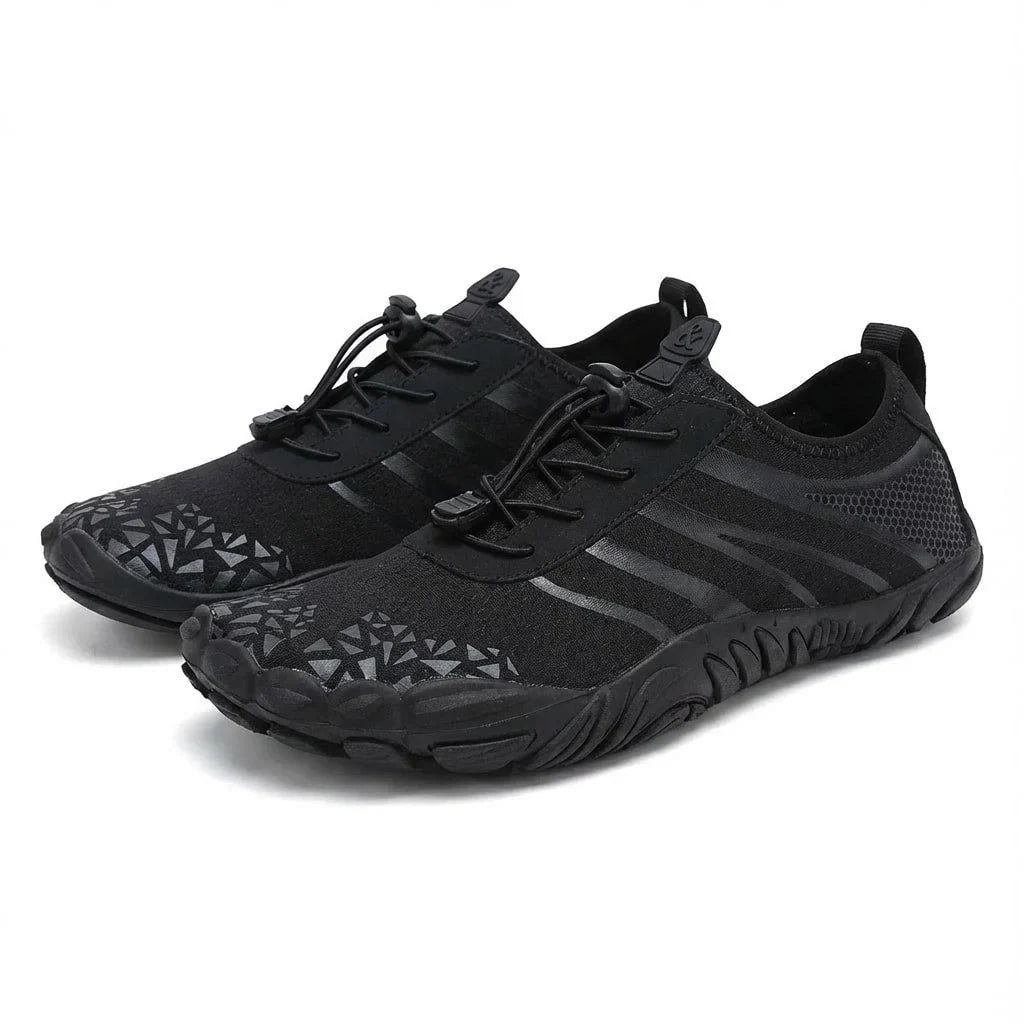 Lightweight barefoot walking shoes, non-slip for safety, offering natural comfort & flexibility.