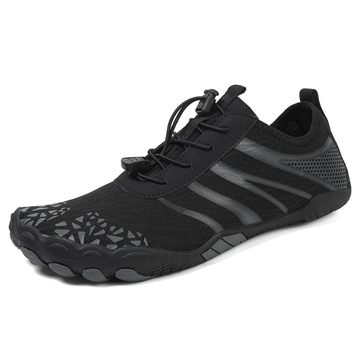 Comfortable casual barefoot shoes with a wide toe box and flexible sole for a unisex fit.