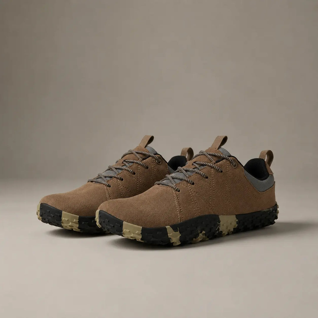 Orthopedic barefoot trainers for unisex trail adventures, prioritizing natural foot health.
