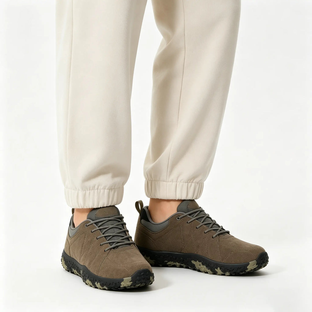 Unisex outdoor trainers, minimalist, with orthopedic comfort and zero drop for hiking.