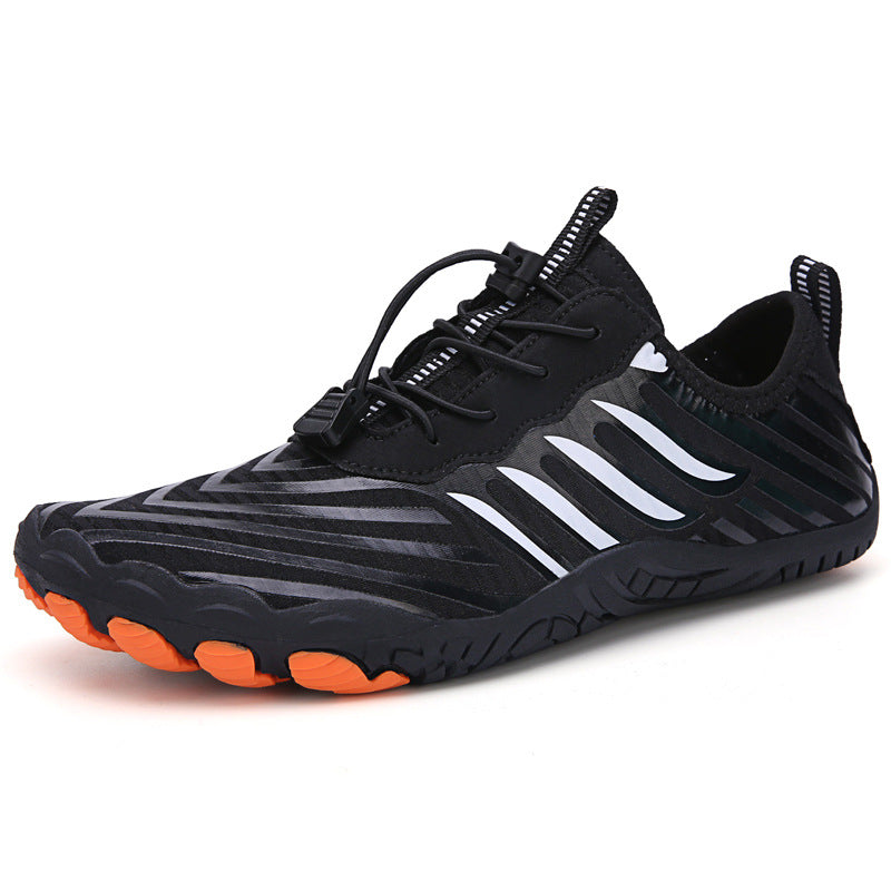 Unisex wide toe box barefoot shoes, perfect for walking, summer activities, and natural ground feel.