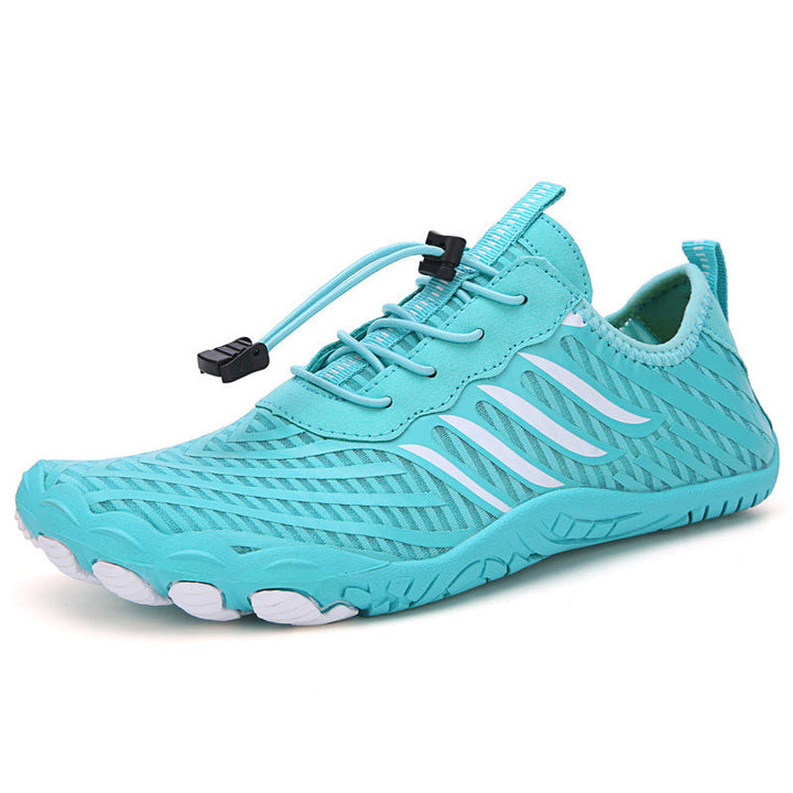 Athletic casual barefoot shoes for unisex use, designed for natural feel & wide toe box comfort.