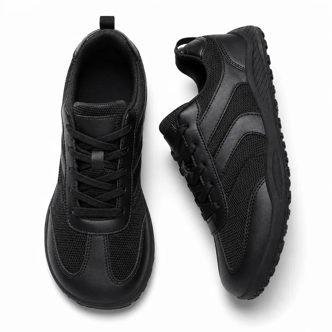 Unisex barefoot shoes with wide toe box, promoting natural foot splay for better balance and comfort.