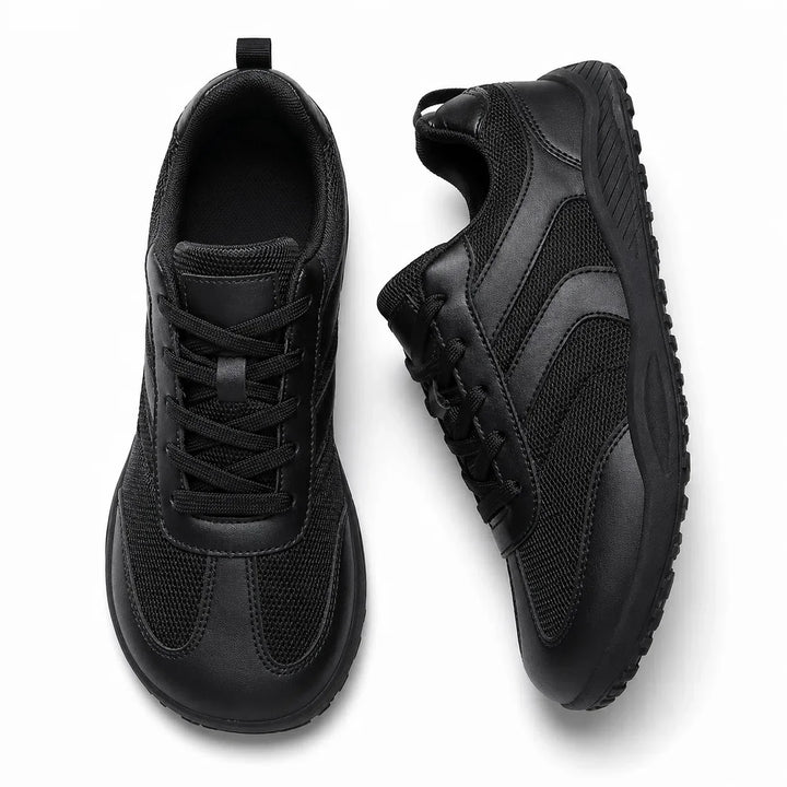 Unisex barefoot shoes with wide toe box, promoting natural foot splay for better balance and comfort.