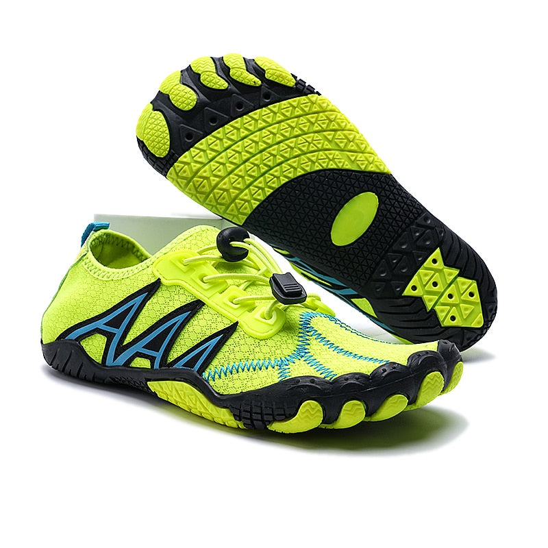 Ultra-lightweight unisex barefoot water shoes, perfect for swimming, quick-dry comfort.