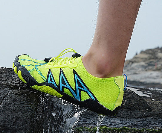 Stylish unisex barefoot water shoes, combining quick-dry technology with non-slip safety.