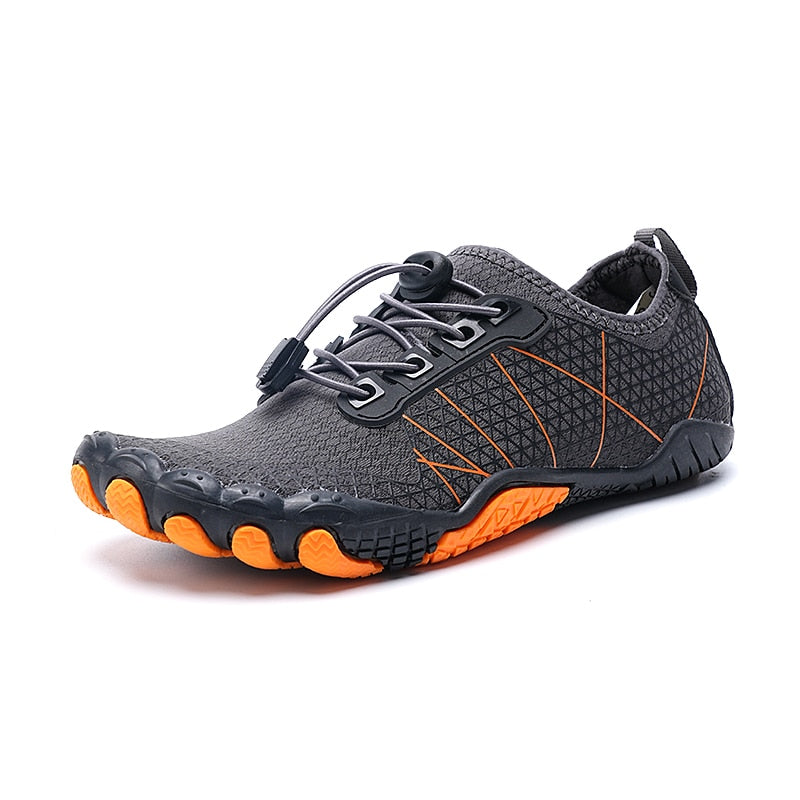 Summer ready unisex barefoot water shoes for beach, pool & water sports; quick-dry design.