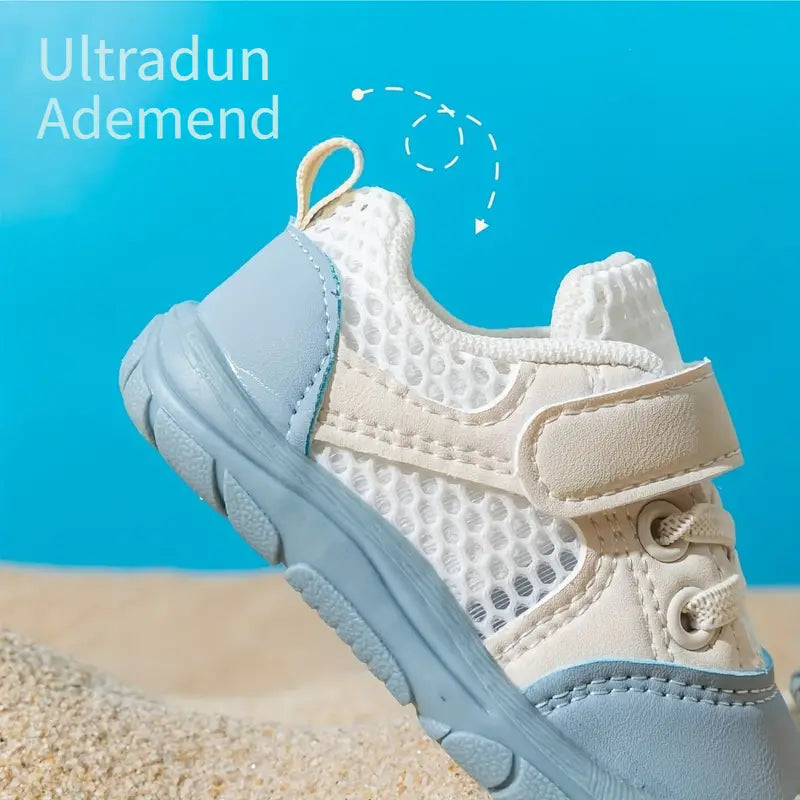 Toddler blue barefoot sneakers, designed for comfort and natural walking